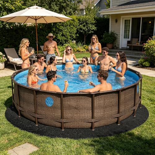 Tapis de piscine pour eviter les perforations du liner de sol - 3