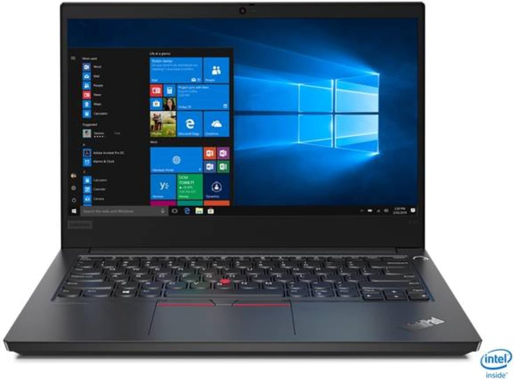 ThinkPad E14 14” Full HD IPS 1920 x 1080 Business Laptop, Intel Quad Core i5-10210U, 256 GB SSD, 8GB Ram, Win 10 Pro 64-bit