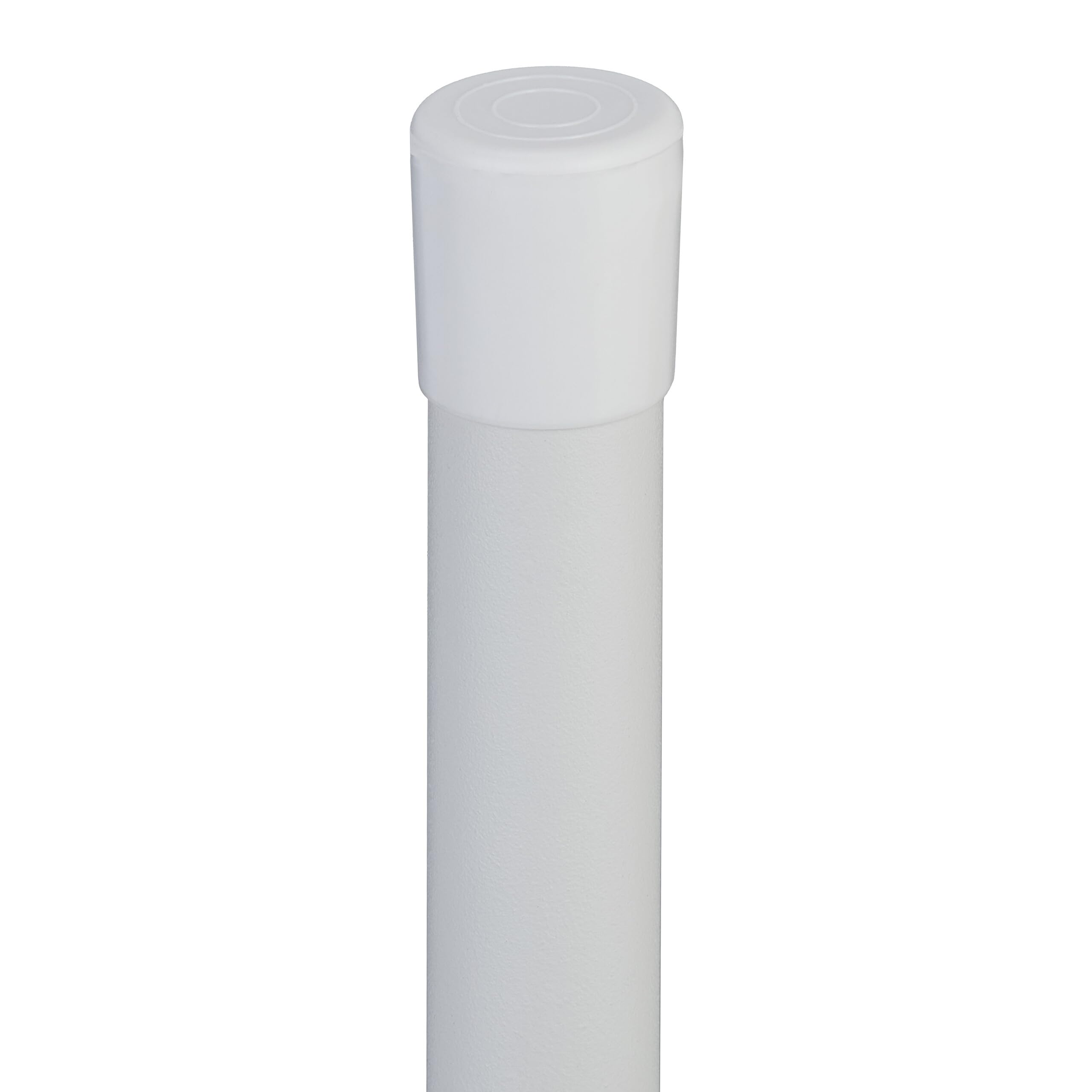 Relaxdays Tavolo da Birreria con Panche, Set da Giardino con Panchine e Tavolino Pieghevoli, Mobili Stile Rattan, Bianco