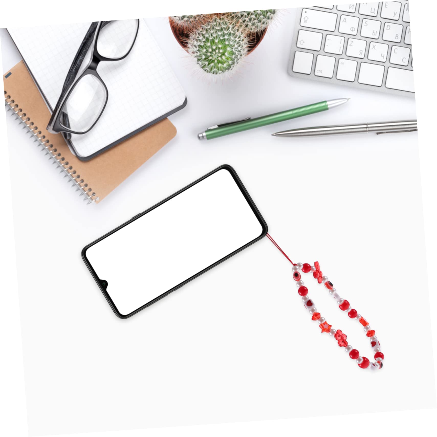 5 Series Cuerda De Teléfono Ojo De Suerte Lanyard De Acrílicas Para Móvil Accesorios Multifuncionales Para Decoración Y Seguridad Actividades Al Aire 2 Piezas X 5