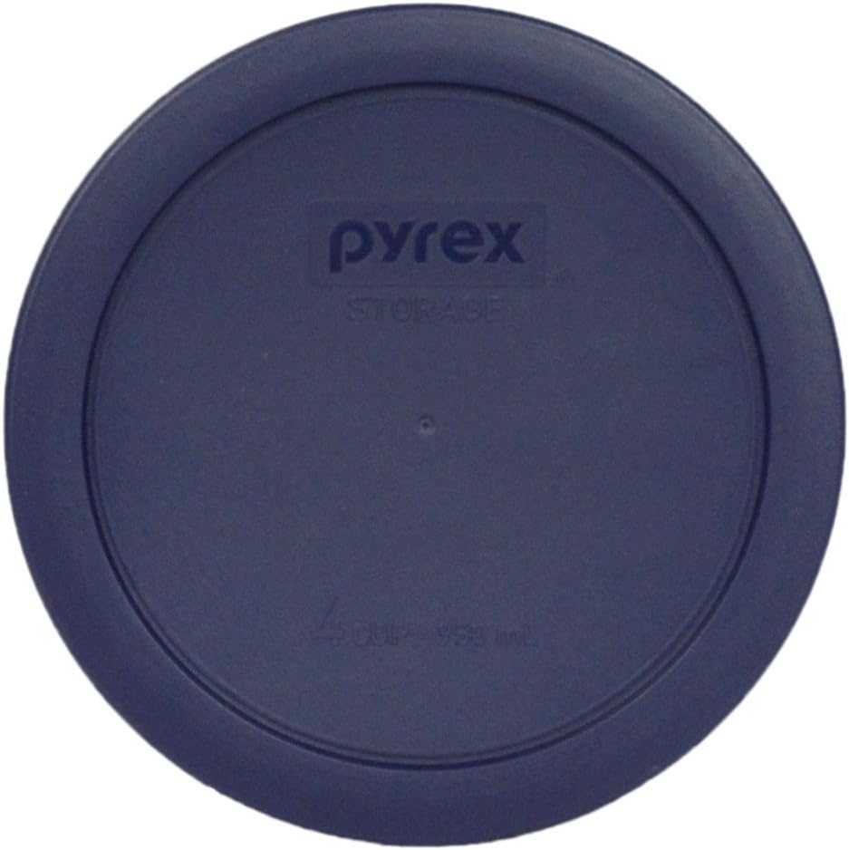 Pyrex 7201-PC 4-cup Blue Food Storage Replacement Lid - Made in USA