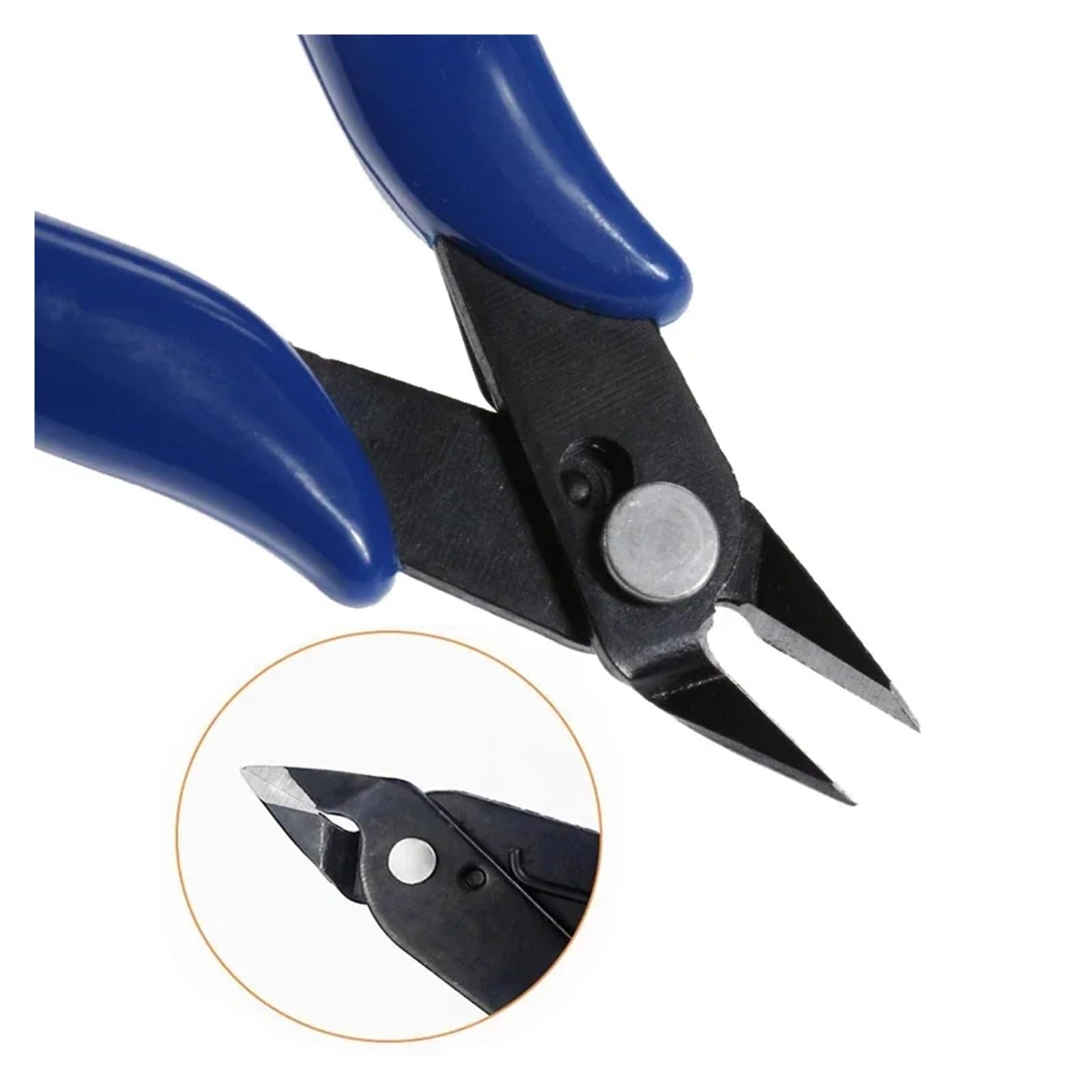 GUYTRM Szczypce do cięcia kabli Szczypce do cięcia kabli DIY Szczypce do cięcia kabli ukośnych Narzędzia ręczne Szczypce do cięcia kabli bocznych Szczypce niebieskie lingli(Blue 10pcs)