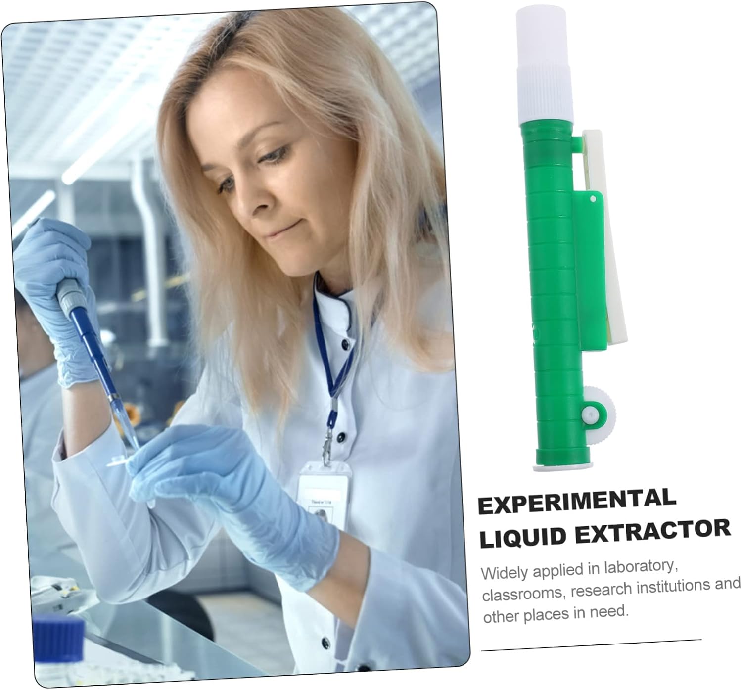 Alipis 10ml Liquid Extractor for Laboratory Use Plastic Fluid Extractor Comfortable to Hold for Precise Liquid Measurement and Dispensing in Labs