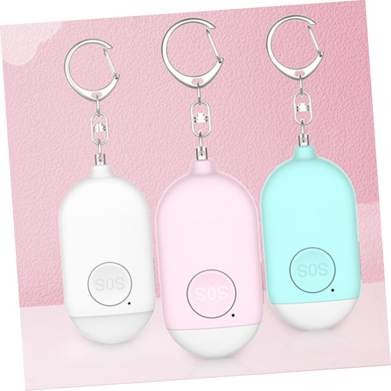 PartyKindom 3 Stück Lady Alarm Notfallalarm Für Frauen Persönliche Alarme 130db Schrei Für