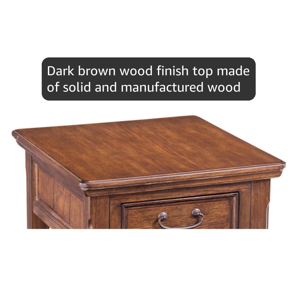 Amazon.com: Signature Design by Ashley Woodboro Traditional Square