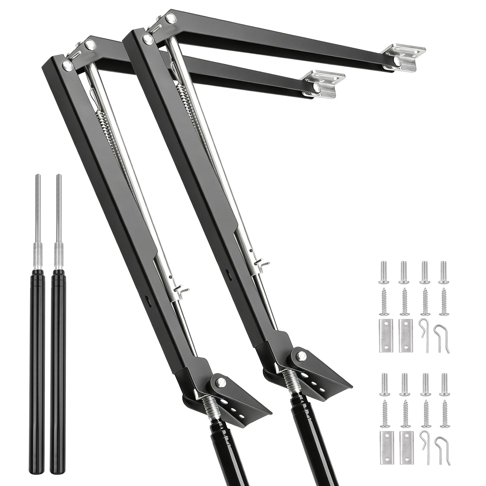 Ouvre Fenêtre pour Serre, Ouverture Automatique pour Serre et Abris de Jardin, Accessoires de Serre Automatique à Température, Ventilation Automatique, 7kg Force de Levage, Distance Max. 45 cm (2pcs)
