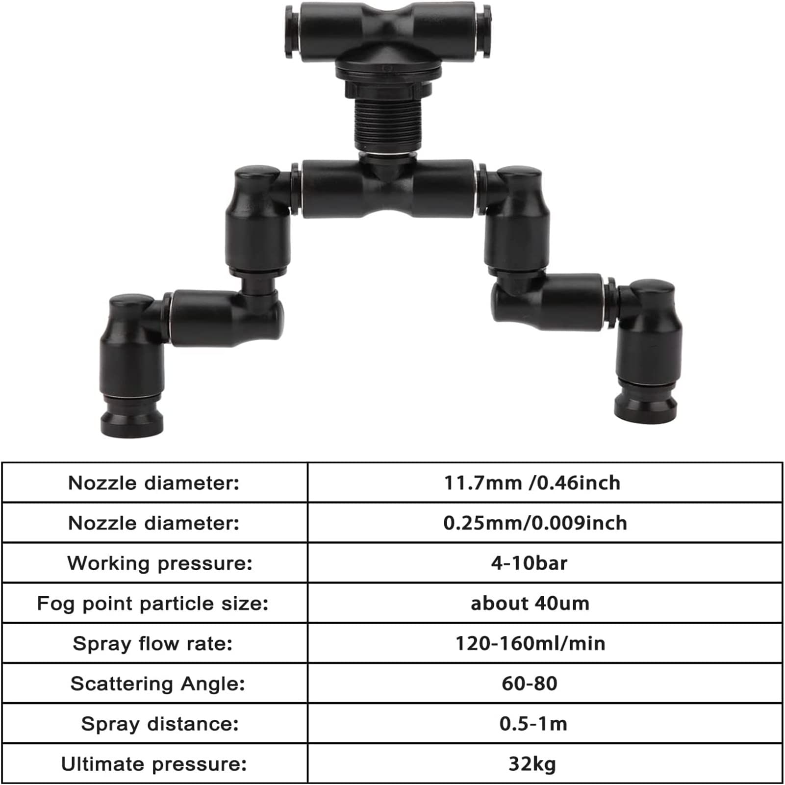 Nebulizzatore Per Rettili A Doppia Testa 360°, Irrigatore A Spruzzo Fine Per Terrario E Foresta Pluviale