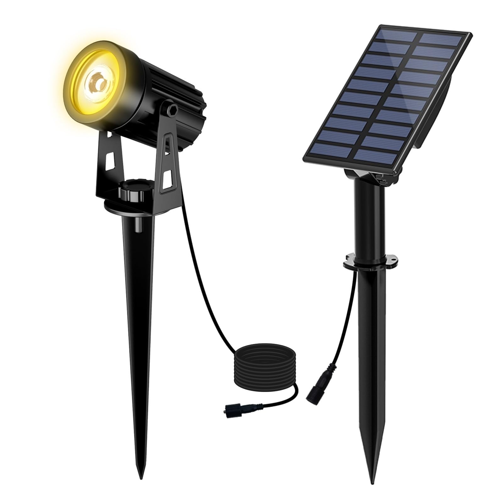 Focos solares LED 3000K/6000K/RGB Luz LED Solar Foco Solar For Exteriores Luz Solar For Jardín Luz Solar For Exteriores IP65 Luz De Energía Solar Impermeable Luz De Pared El ahorro de energía ( Color