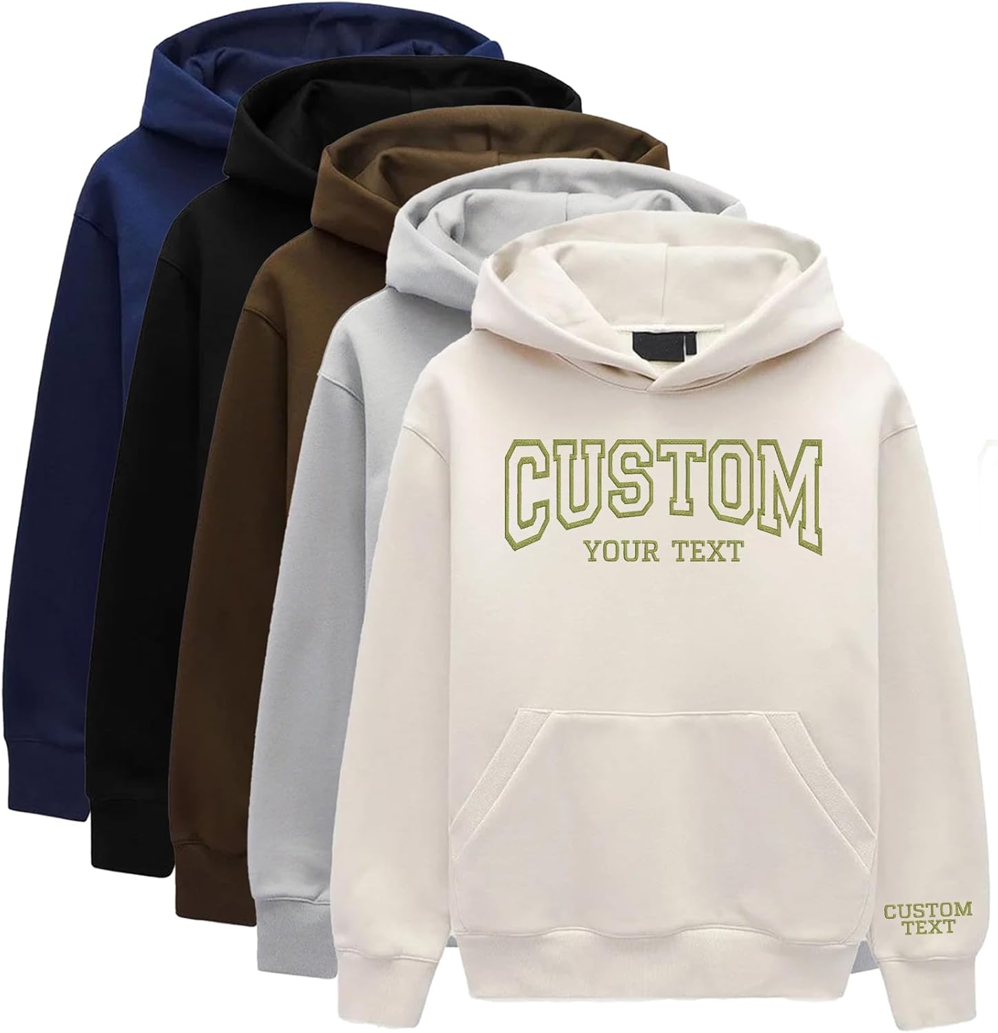 Noni Custom Embroidered Sweatshirt – Design Your Own Text or Name, Personalized Unisex Crewneck, Unique Gift for Him & Her, Soft Cotton Sweater for Christmas, Birthday, Anniversary - Image 3