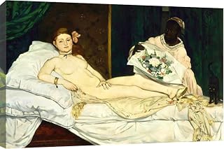 GRANDART.COM - Olympia - Canvas Wall Art By Edouard Manet