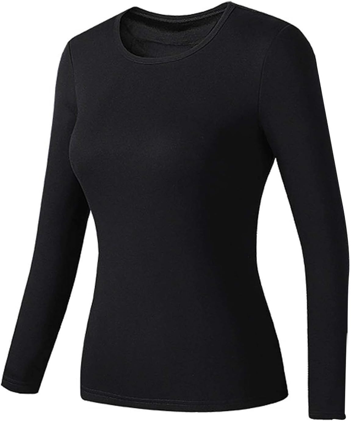 Heated Thermal Tops for Women Electric Heating Thermal Shirt Long Sleeves Underwear Fleece Lined Warm Soft Sweatshirt