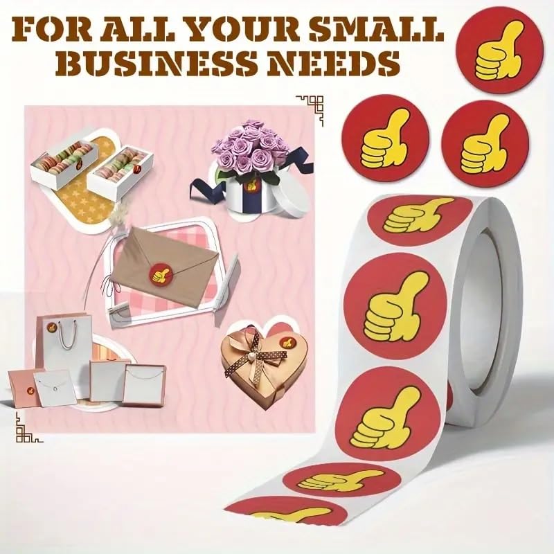 Rollo Pegatinas Agradecimientos para niños, Thank-You stickers, 1 Unidad - imagen 2