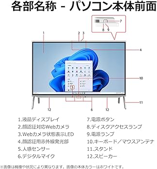 Amazon.co.jp: 【公式】 富士通 デスクトップパソコン FMV ESPRIMO WF1