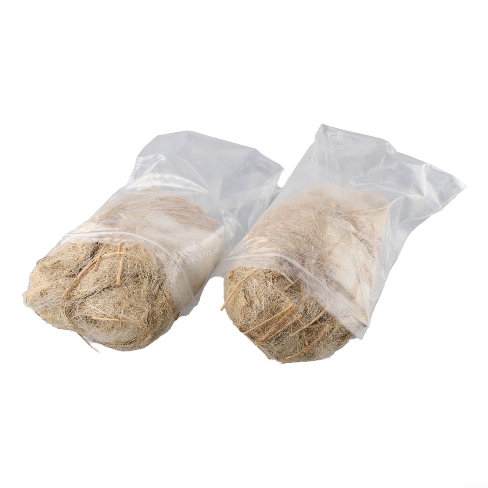 Oniissy Lot de 2 matériaux de nidification pour oiseaux, mélange de paille de jute en coton pour colibri, perruche, pinson, canari, matériau de literie de construction 80 g
