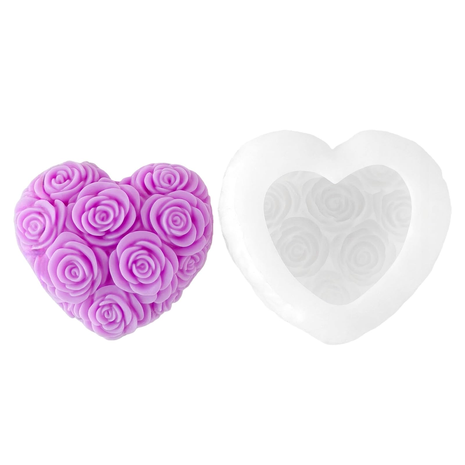 Kaeltsyn Rose Scented Silicone Craft Tool with Detailed Rose Texture Making