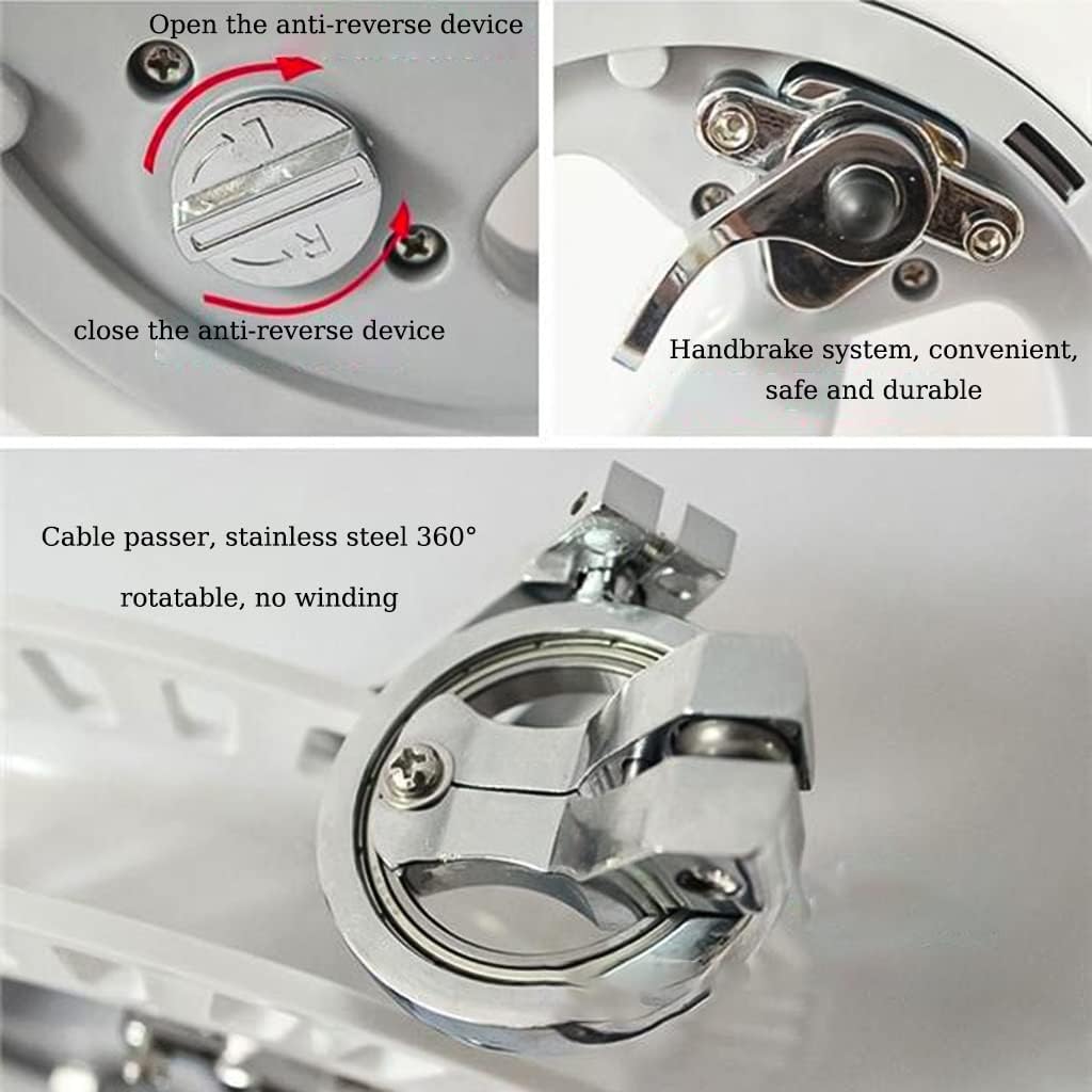 Kite Reel Winder, Outdoor Kite Winder, Kite Spool,Silent Brake Anti-Reverse Wheel, Kite Flying Accessories, for Kite Line Flying
