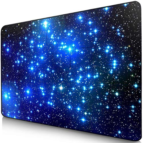 Sidorenko Gaming Mauspad | Mousepad | spezielle Oberfläche verbessert Geschwindigkeit und Präzision | Fransenfreie Ränder | rutschfest | Blau