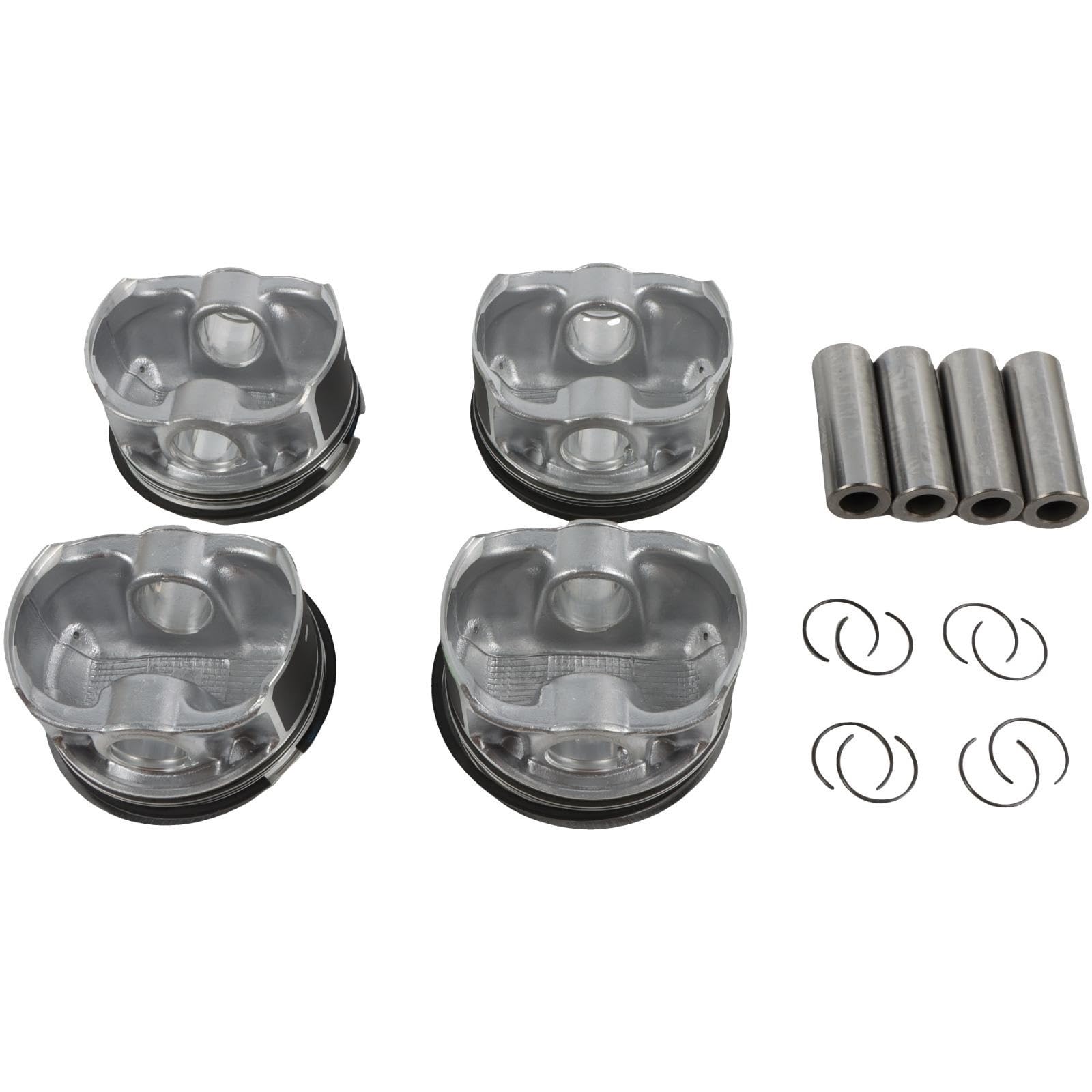 Lot de 4 segments de piston moteur AG9Z-6108-L Compatible pour Land Rover Discovery Range Rover Ford 2.0T/VOLVO Jaguar Pièces détachées auto
