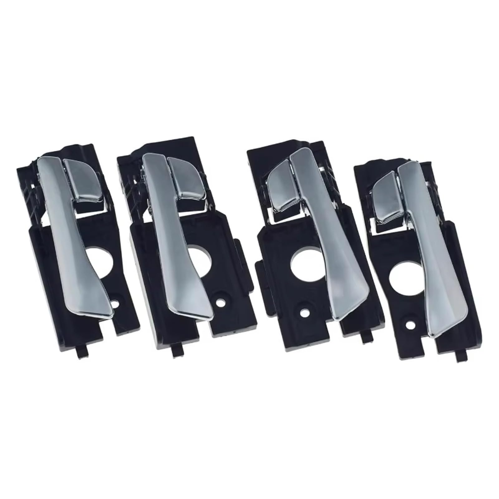 Nhsijpo 4Pc Automotive Interior Door Handle For Hyundai For Accent 2012-2017 Car Chrome Interior Door Handle 82610-1R000 82620-1R000
