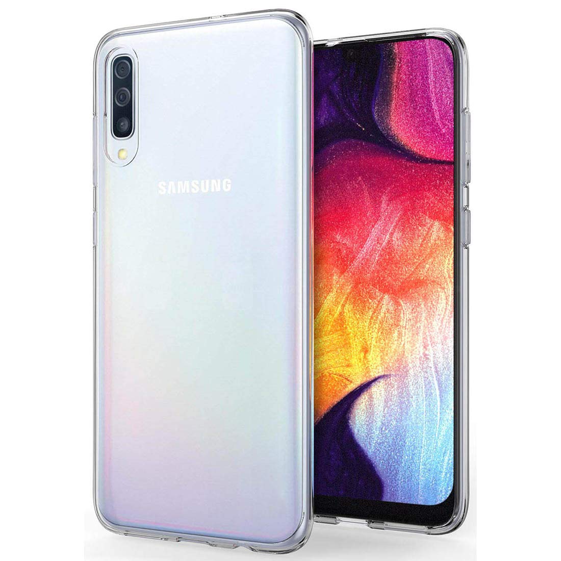 Amazon Brand - Solimo Soft & Flexible Back Cover for Samsung Galaxy A50s (Silicone | Transparent) (B083PDQTB7) Amazon Price History, Amazon Price Tracker