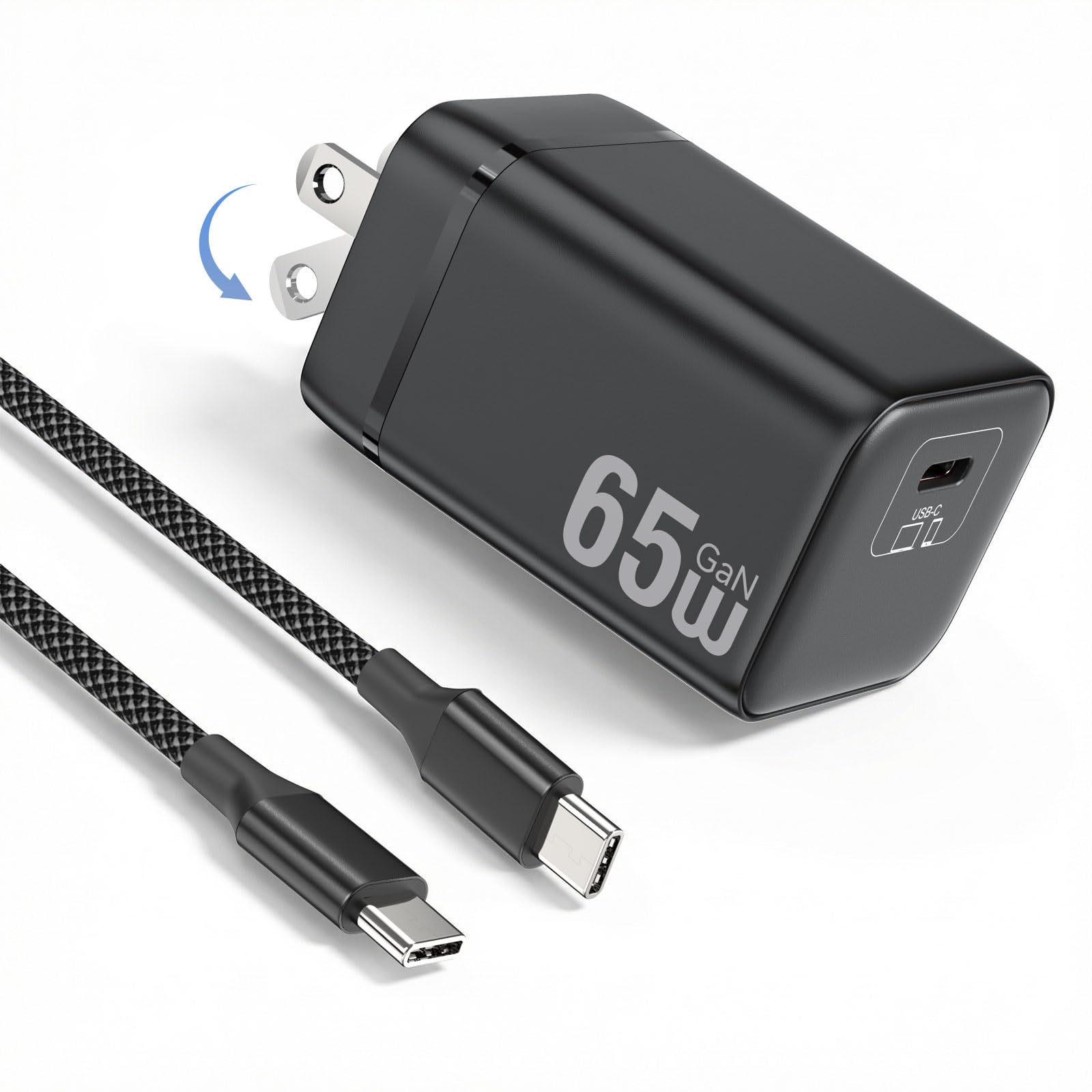 Amazon | 【2026年新登場】PD 65W 急速充電器 type-c【GaN II採用】2M