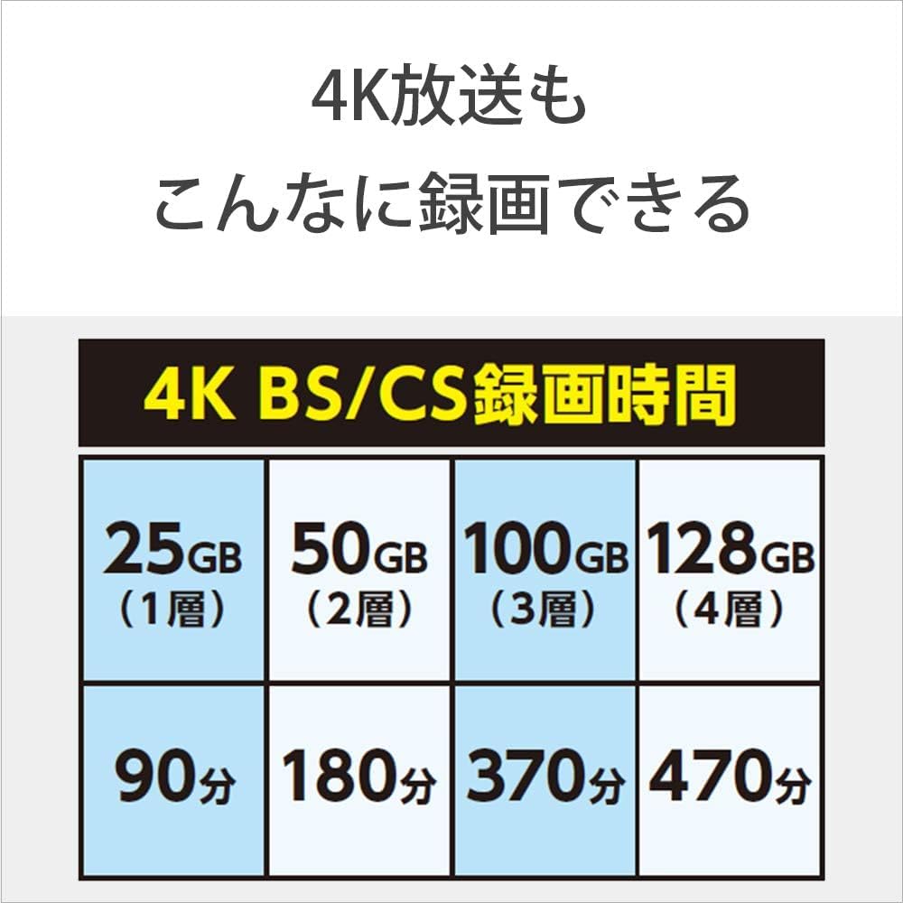 Amazon.co.jp: SONY 日本製 ブルーレイディスク BD-RE XL 100GB (1枚