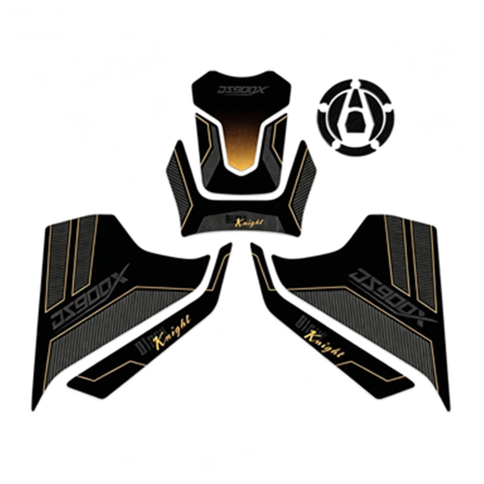 Piwine Color1 Motorcycle 900Dsx Fuel Tank Pad Stickers Protector Anti Slip Decals Accessories For Voge For Valico 900 Dsx 2024 Kneepad