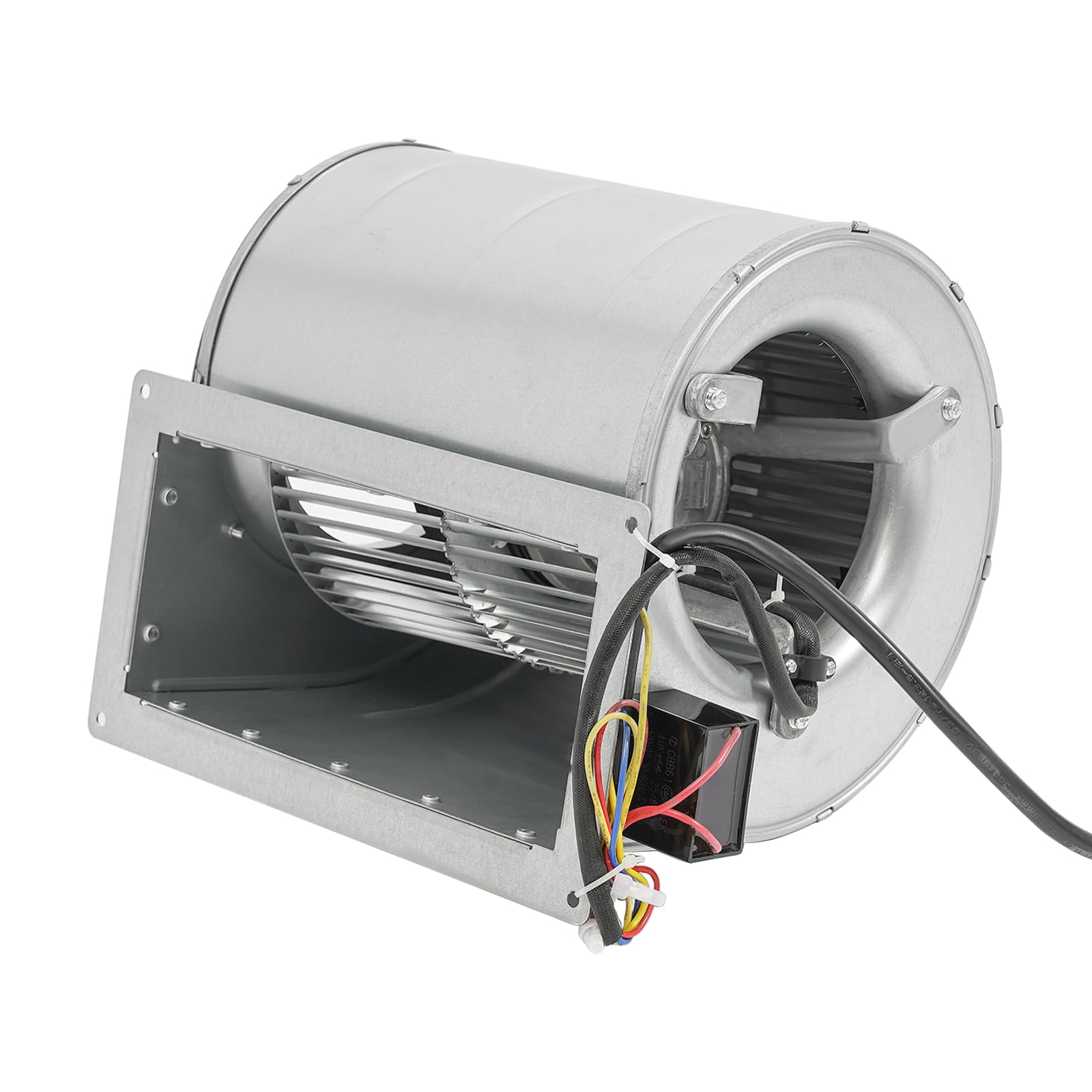 Ventilatore Centrifugo φ146mm 220V, Doppio Ingresso 840m3/h, Ventilatore Radiale 150W, 1300giri/min Aspiratore Industriale per Camino, 60 dB Ventilazione Raffreddamento