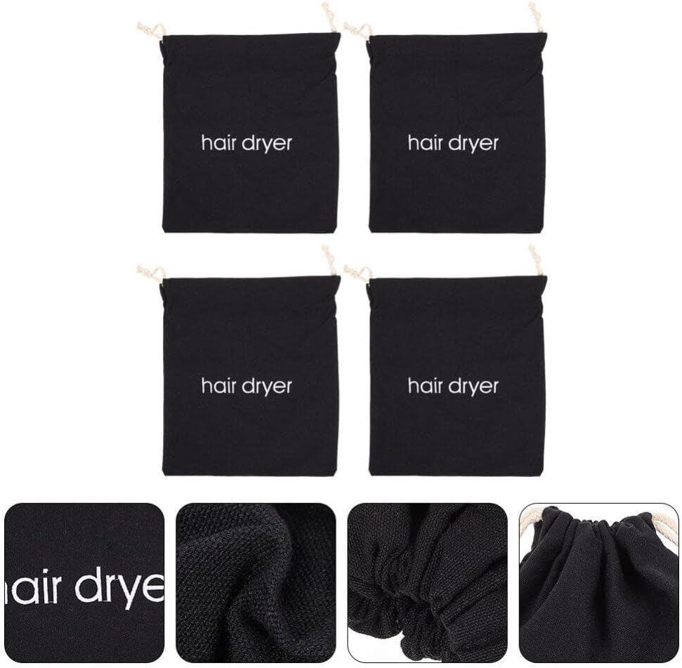 FRCOLOR Hair Dryer Drawstring Bags 12.99X11.81X0.59In Multipurpose Hair Dryer Storage Pouches Lightweight Universal Carrying Bags for Travel and Home Organization