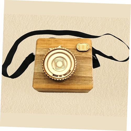 Miniatura 5 de Cabilock Decoración de madera elegante del juguete del diseño de la cámara de la caja de música para ocasiones
