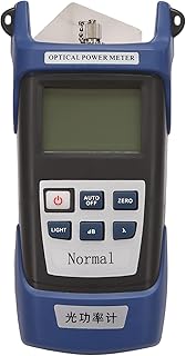 Pasuihcay Handheld Optical Power Meter High Precision Optical Fiber Tester Optical Attenuation Test with Fc/Sc Adapter