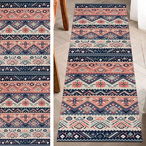 Wassly Tapis Cuisine antiderapant Tapis de Passage Couloir Lavable Long Moderne Marocain, Tapis de Salon pour Chambres Hall Entrée Paillasson Personnalisable (Color : A, Size : 50x80cm) Cover