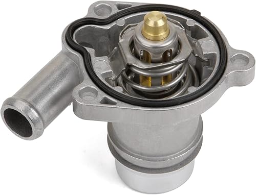 Miniatura 7 de Carcasa de termostato de aluminio mejorada compatible con Buick Encore 2013-2020 Chevy Cruze Sonic Trax 2011-2016 1.4L Reemplazar 55579010