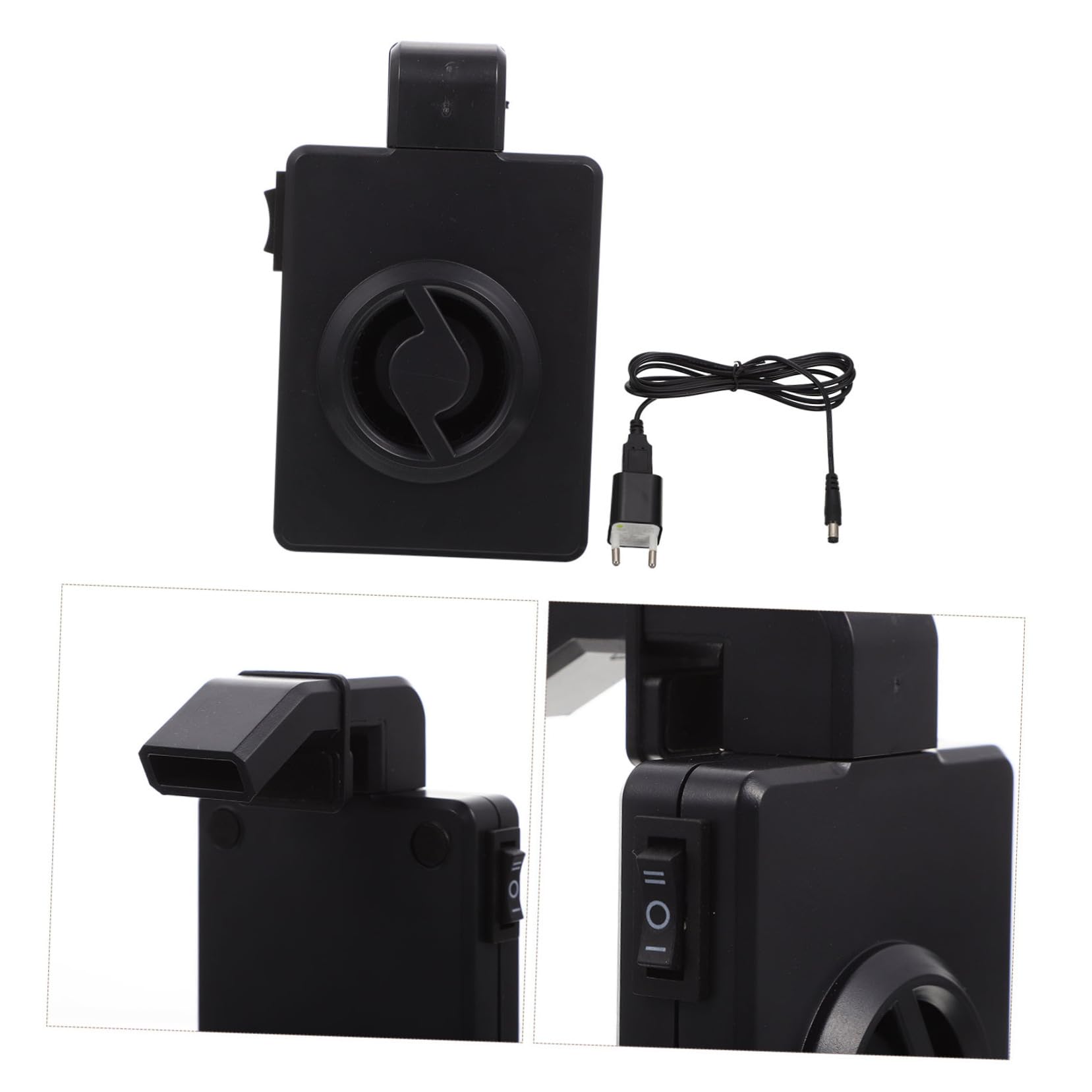 Veemoon 2 Pièces Ventilateur de Réfrigération pour Aquarium Ventilateur Ajustable pour Réservoir de Poissons Outil de Refroidissement Silencieux et Pratique