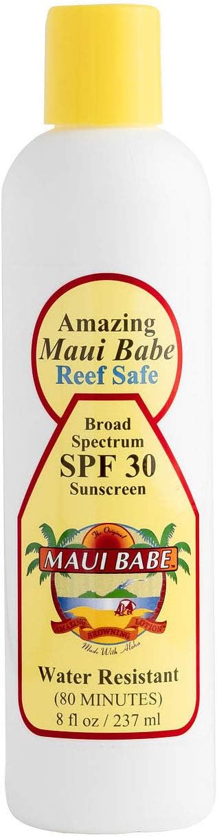 Maui Babe Reef Safe SPF 30 Sunscreen Lotion 8 oz