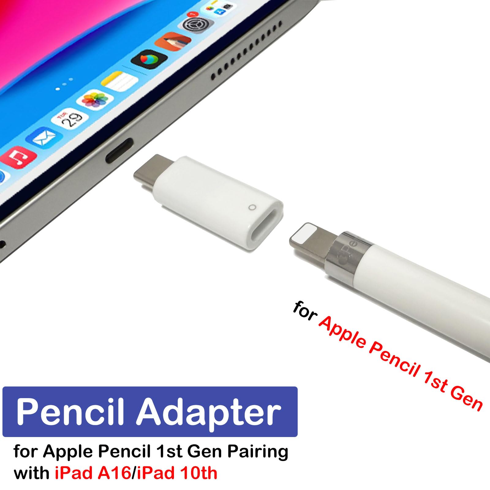 Amazon.com: USB C Pencil Adapter for Apple Pencil 1st Generation
