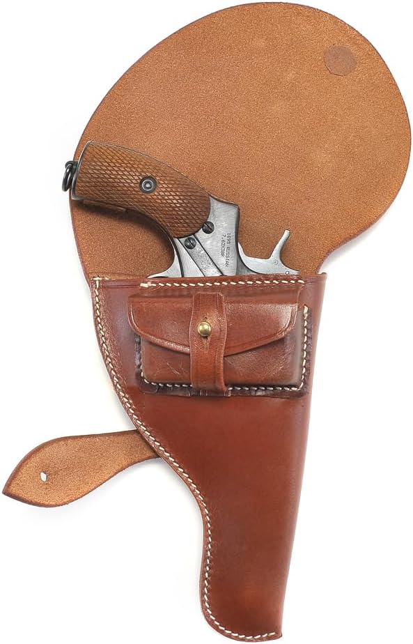 World War Supply Russian M1895 Nagant Revolver Leather Holster