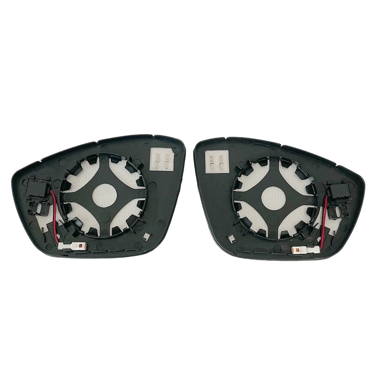 Miroir de Rétroviseur Verre de Miroir Voiture Convexe chauffé par Porte latérale Automatique avec Angle Mort pour Peugeot 208 2008(Blind Spot Right)