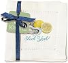 Jolitee Decorative Hemstitch Cocktail Napkins, 6