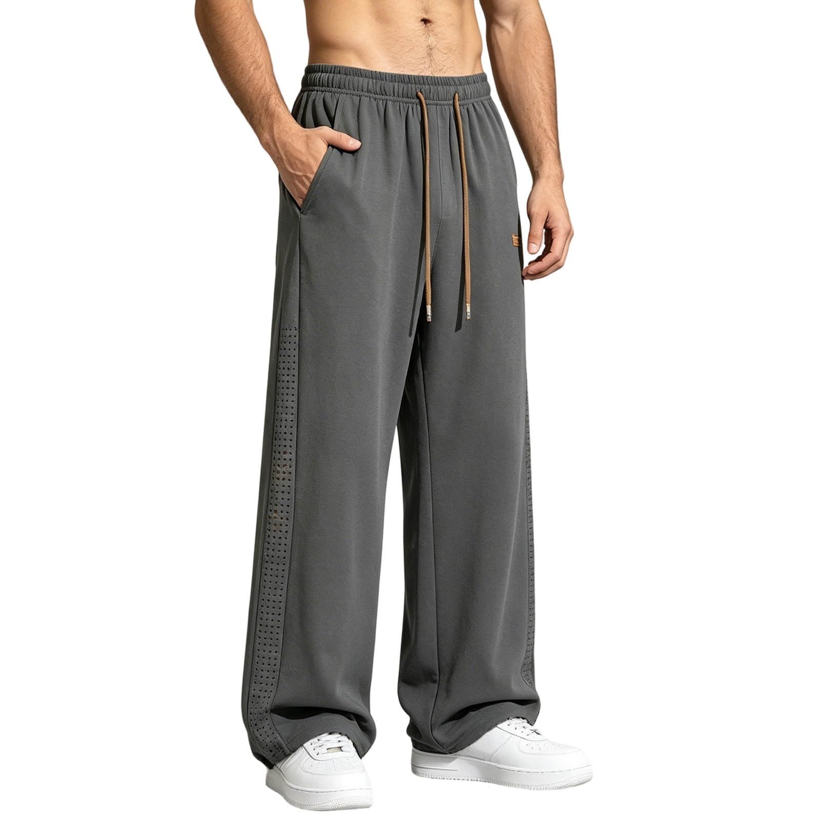 Pantalon de loisirs coupe ample respirant en toile douce de coton - 8