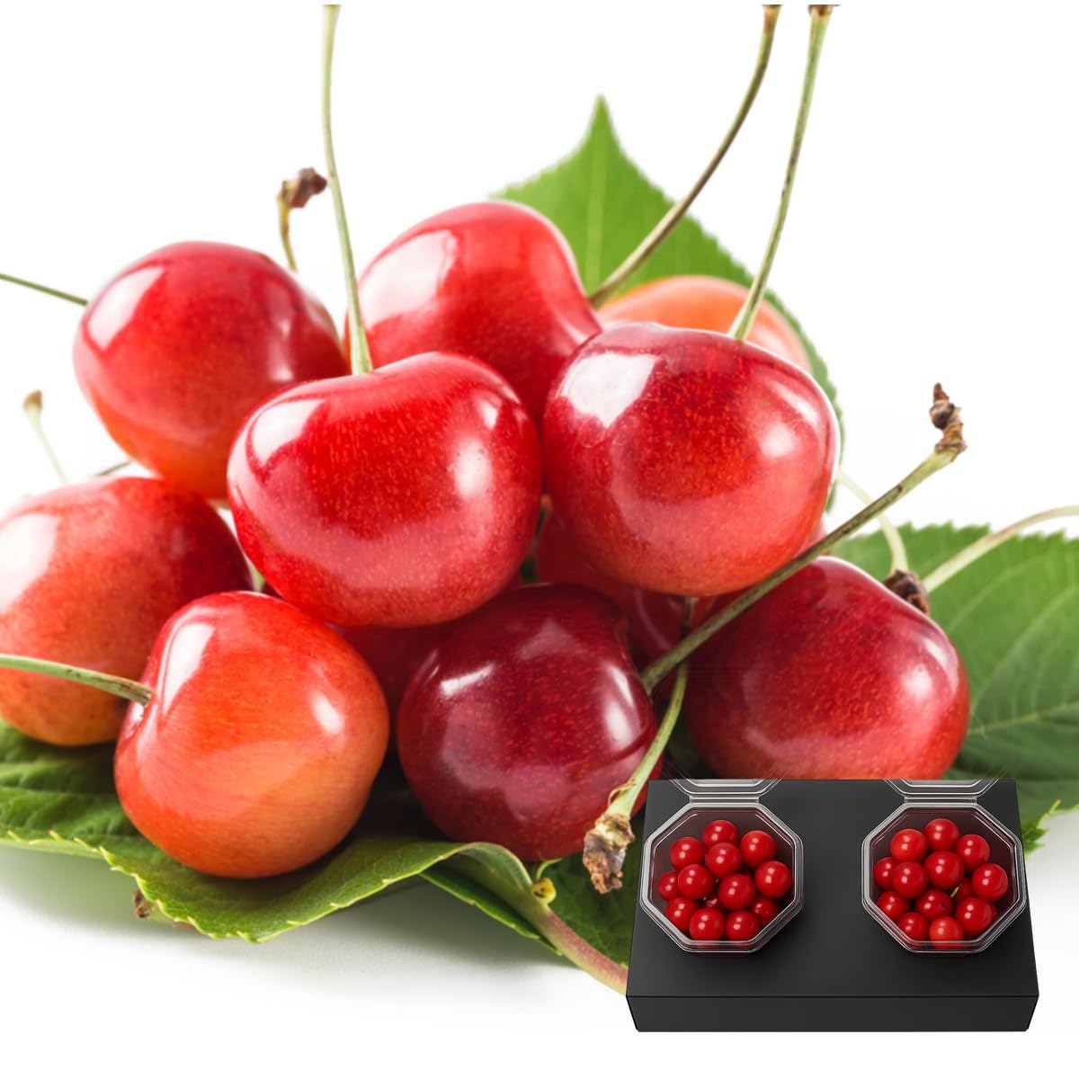 東北ハッピー農園 さくらんぼ 佐藤錦 紅秀峰 秀品 山形県産 ギフト 贈答用 黒箱 化粧箱 お中元 大粒 ダイヤパック 贈答 寒河江 天童 東根 フルーツ 果物 サクランボ チェリー