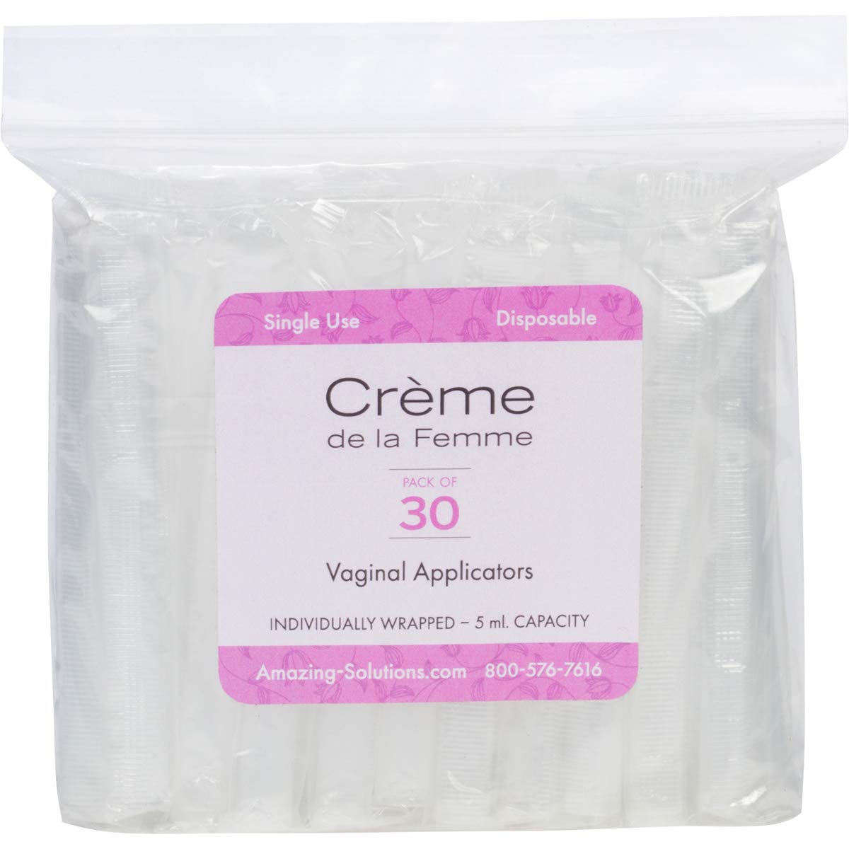 Amazon.com : Creme de la Femme Vaginal Applicators - 30 Pack