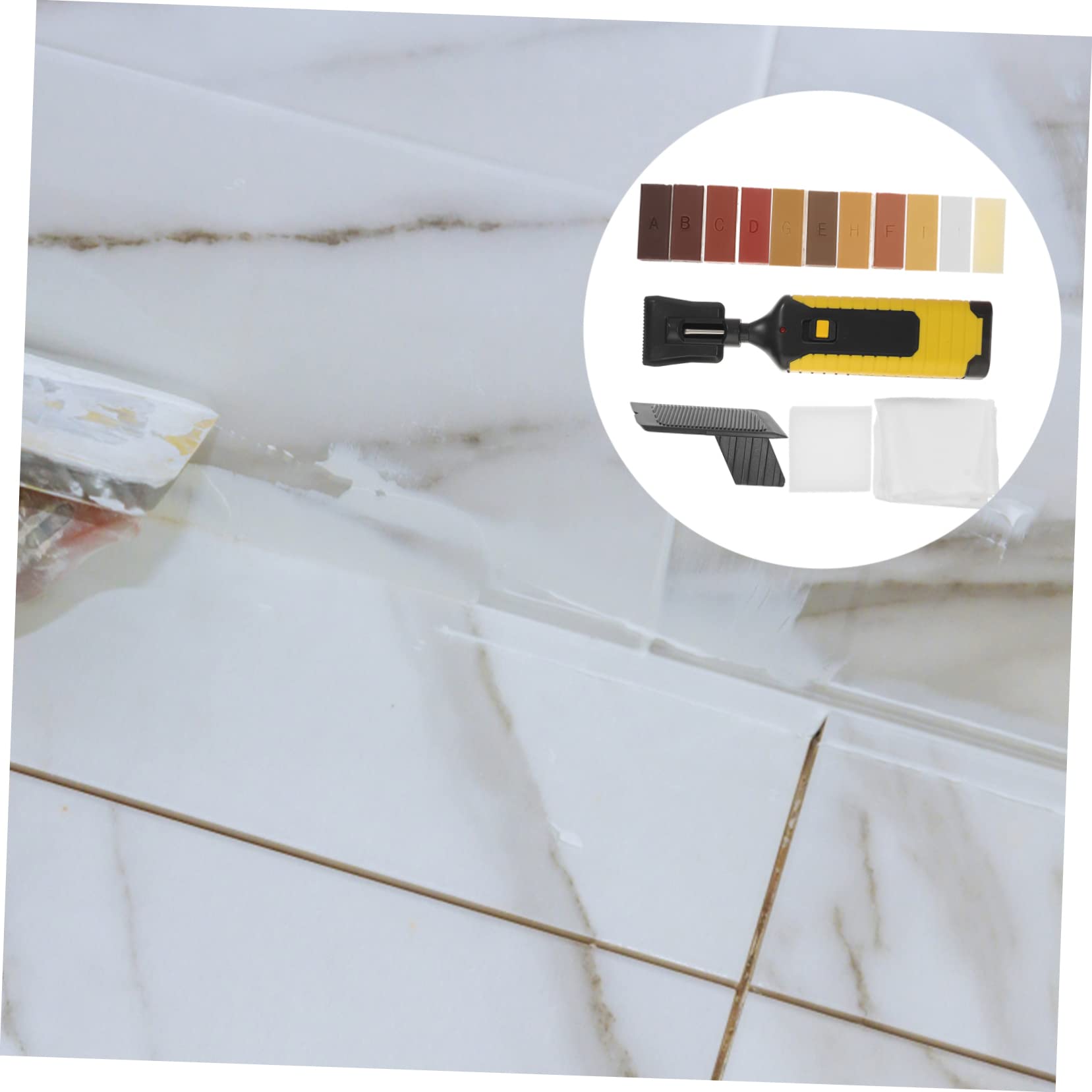 MAGICLULU Kit di Riparazione Rimuovi Graffi per Pavimenti in Laminato e Legno Blocchi di Cera, Riscaldamento Rapido per Aree Danneggiate