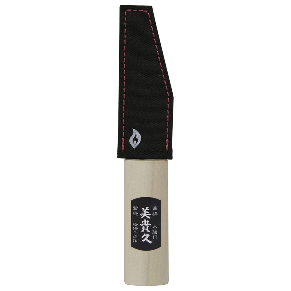 Amazon | 美貴久 田主丸型接木小刀 サック入 26-105B 黒打 105mm
