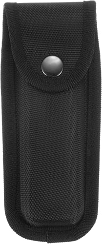 Miniatura 7 de HARFINGTON Funda de nailon para cuchillos de bolsillo de 5.1" x 2.9", horizontal y vertical, con presilla para cinturón, bolsa multiherramienta,