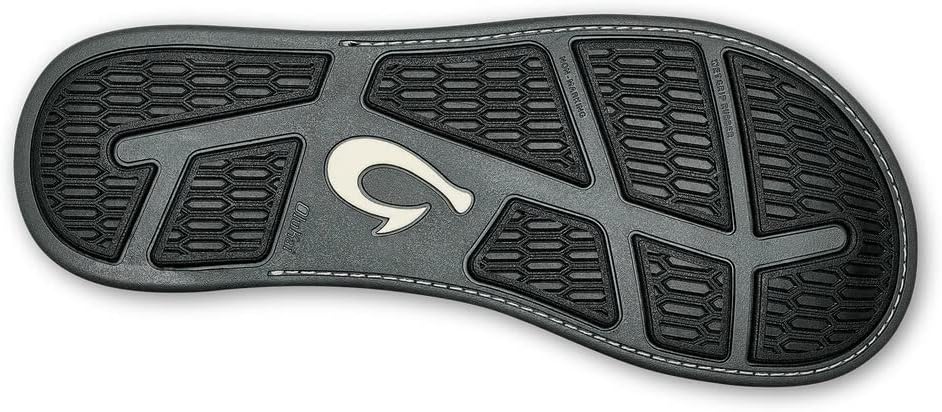 OLUKAI Tuahine Men's Waterproof Leather Sandals, Versatile Beach Flip Flops, Arch Support & Comfort Fit, Lightweight & Durable, Enhanced Grip & Traction - Image 6