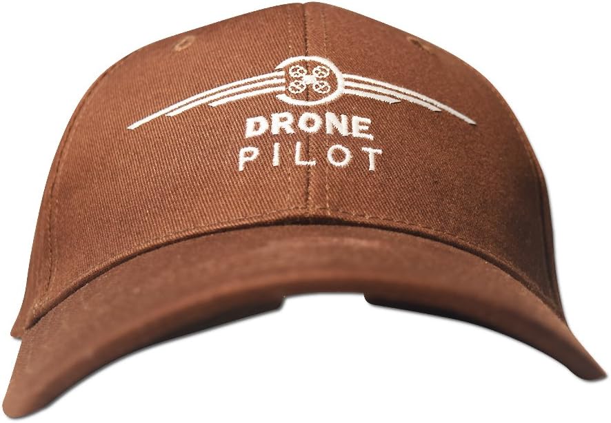 Drone Pilot Baseball Cap (Dark Brown)