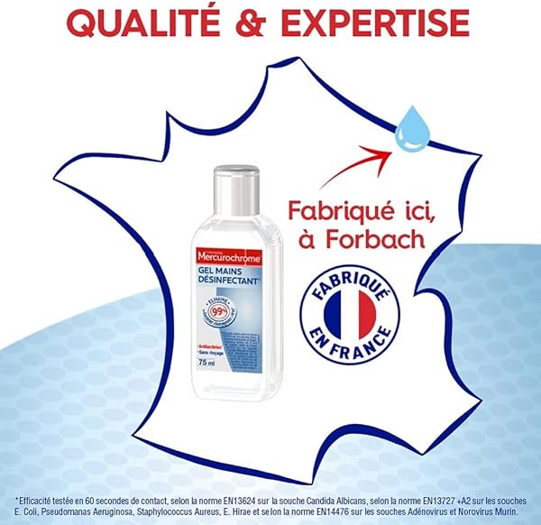Gel mains désinfectant Mercurochrome - 75mL - 3