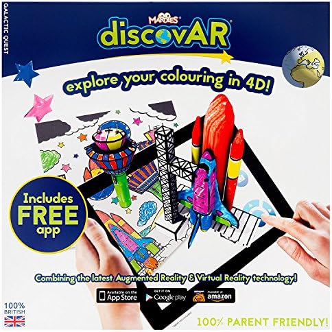 Mardles discovAR 4D colouring book - Galactic Quest by Mardles discovAR-Augmented Reality Toy
