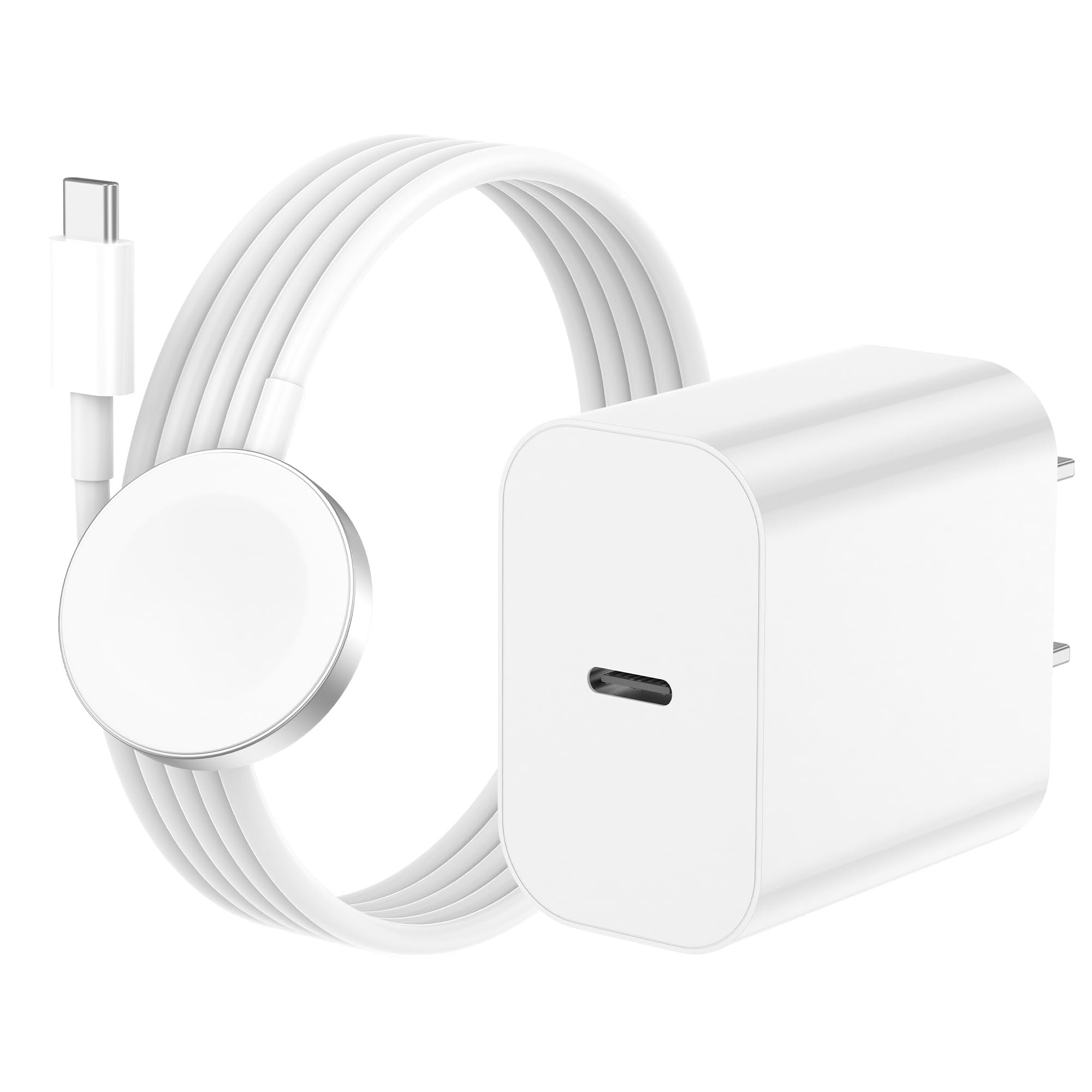 Apple Watch Fast Smart iWatch ładowarka magnetyczny kabel do ładowania z ładowarką ścienną USB C do Ultra2/Ultra/Series 9/8/7/SE/6/5/4/3/2/1